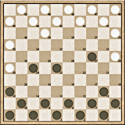 International Draughts: Image of the game