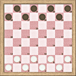 Thai Draughts: Image of the game